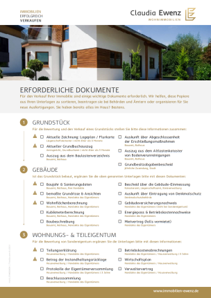 Formulare Immobilienmakler Checklisten Werbeagentur